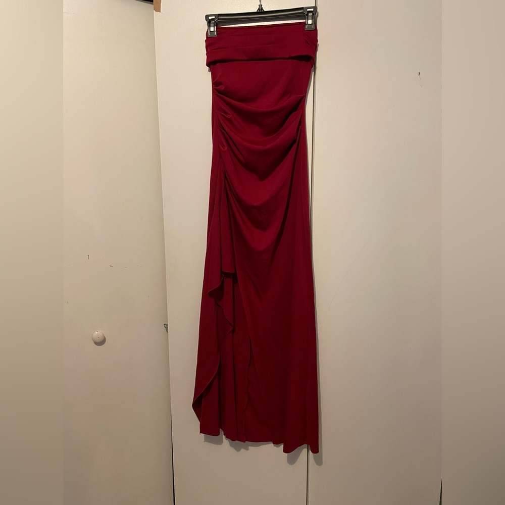 Elegant Red Evening Gown
